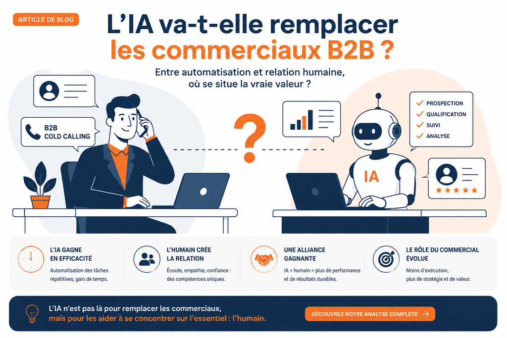 L’IA va-t-elle remplacer les commerciaux B2B ?